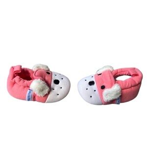 Baby Girl Pink 3D Puppy Slippers | 2